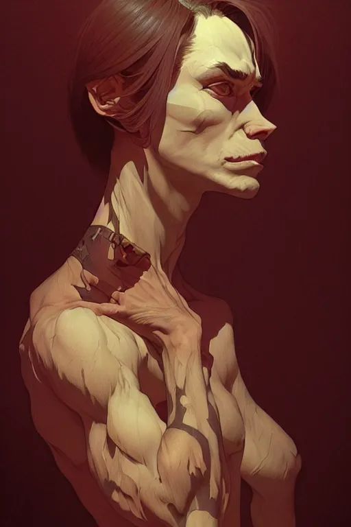 Prompt: a portrait of the dogman, fantasy, sharp focus, intricate, elegant, digital painting, artstation, matte, highly detailed, concept art, illustration, ambient lighting, art by ilya kuvshinov, artgerm, alphonse mucha, and greg rutkowski