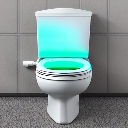 Image similar to RGB gaming toilet