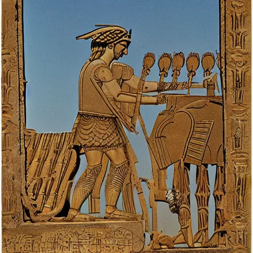 Image similar to alexander the great at the gates of persepolis