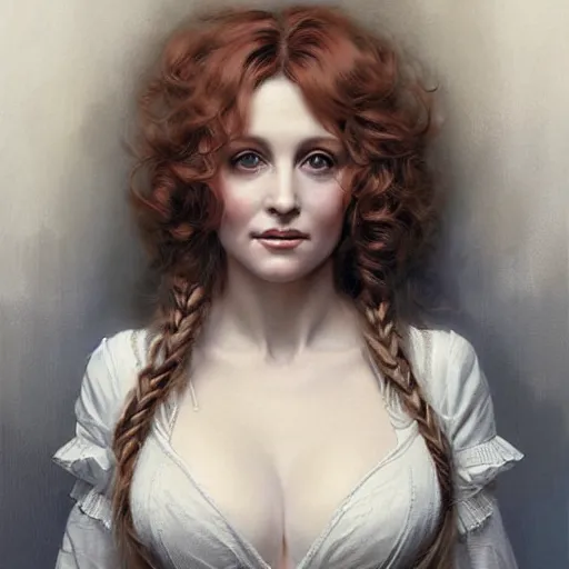 Prompt: beautiful striking Pre-Raphaelite Dolly Parton by Artgerm and Greg Rutkowski, pale, intricate, elegant, highly detailed, digital painting