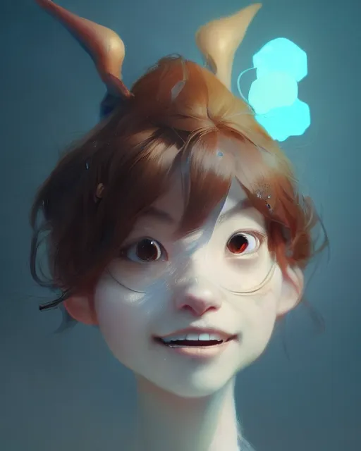 Image similar to a beautiful portrait of an anthropomorphic disney character by cory loftis, fenghua zhong, ryohei hase, ismail inceoglu and ruan jia. volumetric light, artstation