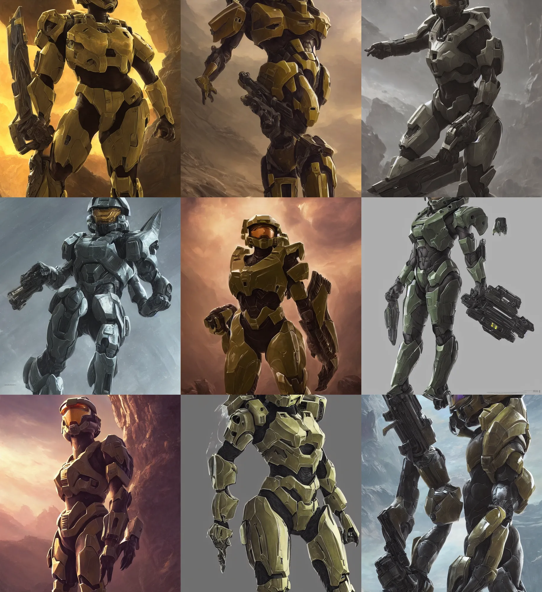 female spartan ii from halo, hyper detailed, dynamic | Stable Diffusion