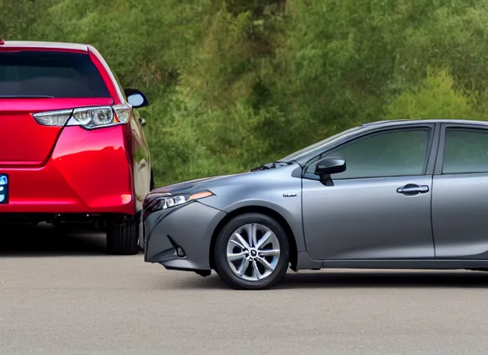 Image similar to photo still of a toyota corolla with full wing doors, 8 k, 5 2 mm f 1 2