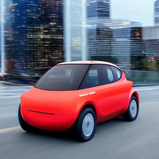 Image similar to new apple car promotional image