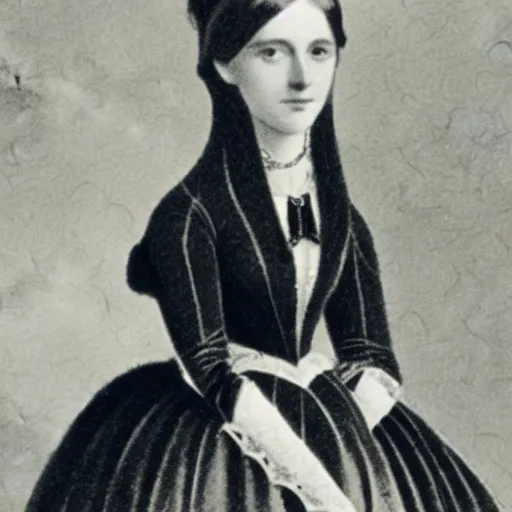 Image similar to a german young adult princess, circa 1 8 5 4