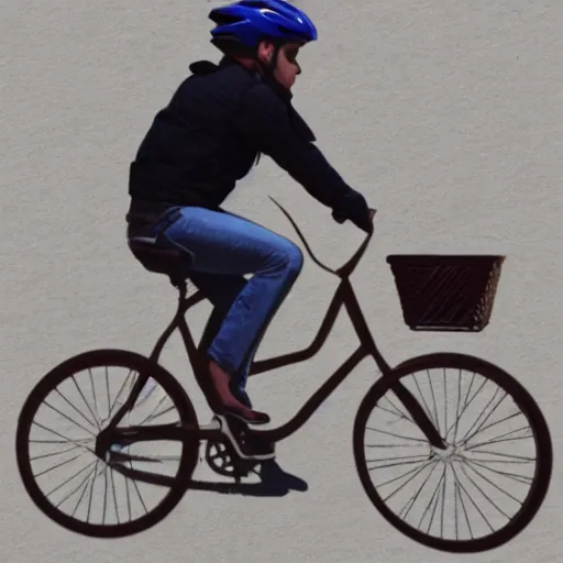Image similar to donut on bike