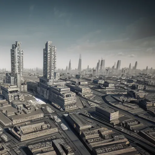 Prompt: photorealistic ruined Moscow city after Atomic bomb. Morning. 8K. detailed. photorealism. artstation. 25mm f/1.7 ASPH Lens. ultra realistic