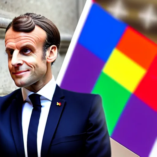 Image similar to « emmanuel macron, lgbt »