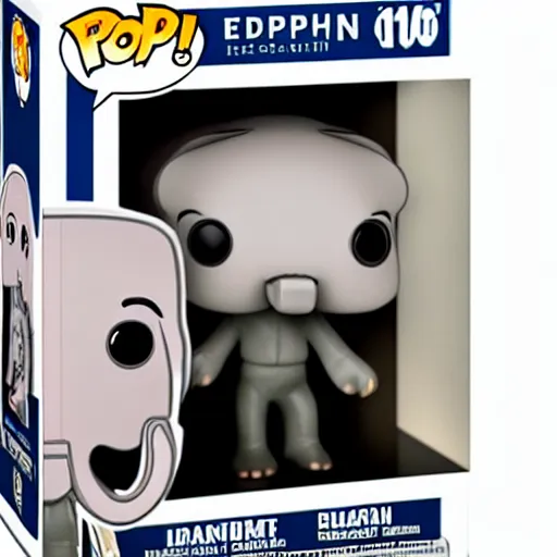 Prompt: elephant man funko pop