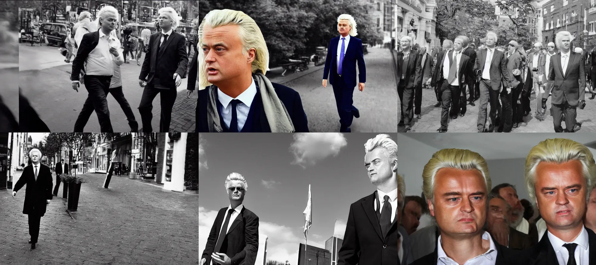 Prompt: Geert Wilders walking on a dream