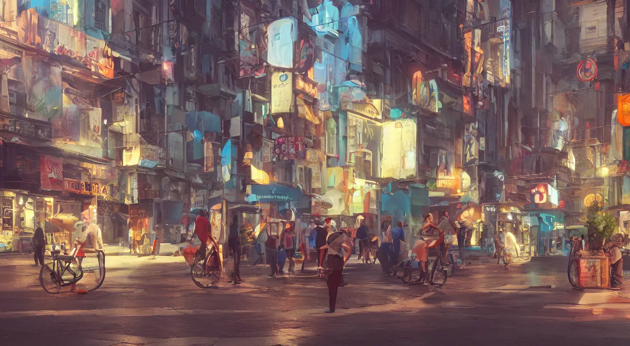 Image similar to drinking in the streets , painting overlay by beeple by Raffaello Sanzi and Chao Teng Zhao, centered,pixar and dremwork artstation, smooth, sharp focus, octane render, 3d rim light