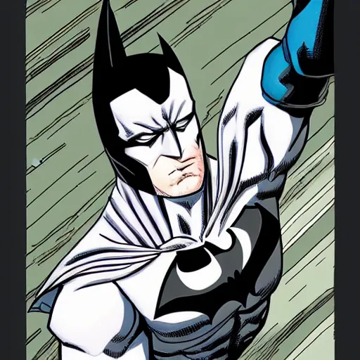 Image similar to batman by hirohiko araki