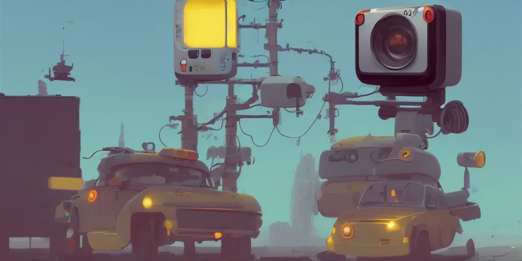 Prompt: Polaroid by Goro Fujita and Simon Stalenhag , 8k, trending on artstation, hyper detailed, cinematic