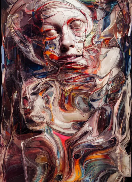 Image similar to it is only with the heart that one can see rightly ; what is essential is invisible to the eye. by jenny saville, scifi, neo - gothic, intricate, rich deep colors. part by james jean, part by adrian ghenie and gerhard richter.