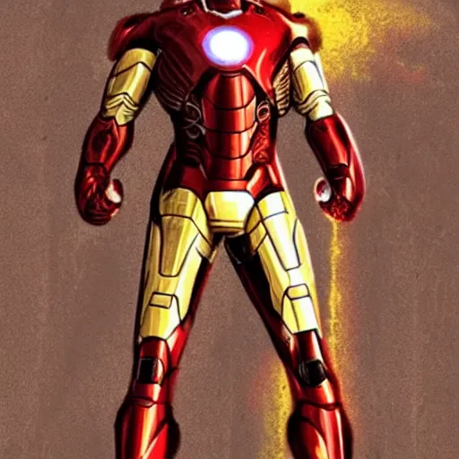 Prompt: jesus as iron man