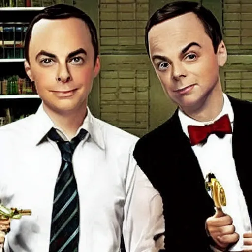 Prompt: sheldon cooper and his husband