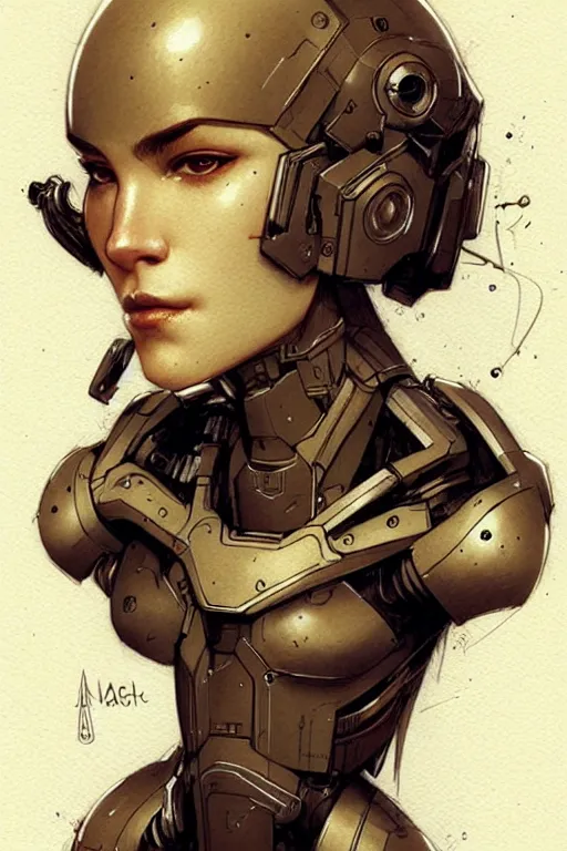 Image similar to ava from ex machina by jean - baptiste monge