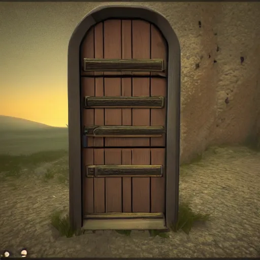 Image similar to a door's key, inventory item, realistic, mystical, unreal engine