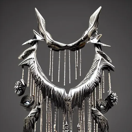 Image similar to insane jewelry from hell designed by Lodewyk van Bercken