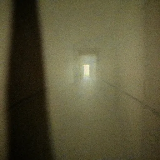 Prompt: insane nightmare, no light, everything is blurred, creepy shadows, TV white noise , very poor quality of photography, 2 mpx quality, grainy picture