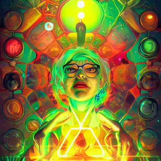 Image similar to skill magic geek inside matrix deepdream radiating a glowing aura stuff loot legends stylized digital illustration video game icon artstation lois van baarle, ilya kuvshinov, rossdraws,