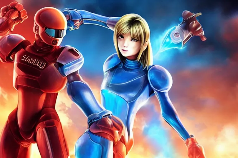 Image similar to samus aran in the new comedy movie