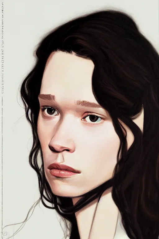 Image similar to an masterpiece gallery artwork by Phil noto of Astrid berges frisbey