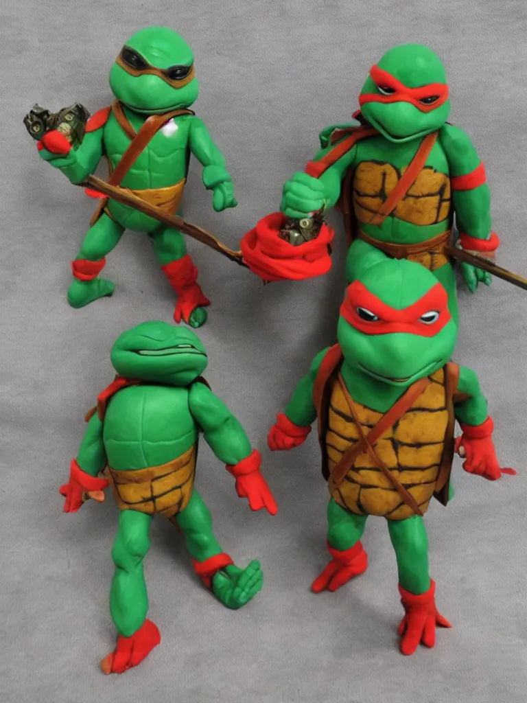 Image similar to teenage mutant ninja turtle 1 9 2 0 toy