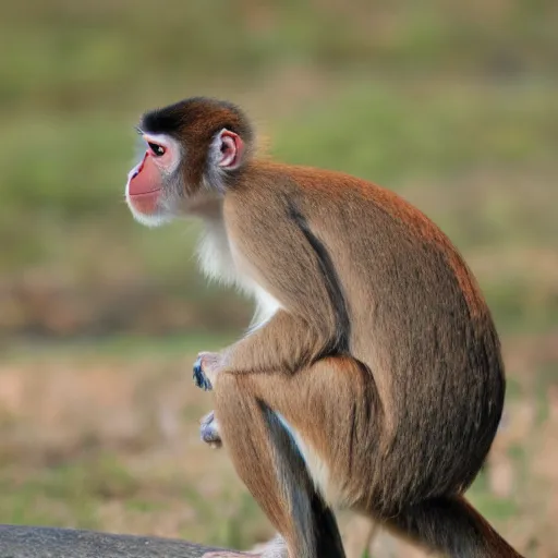 Prompt: The monkey is a gazelle in the eyes of his mother