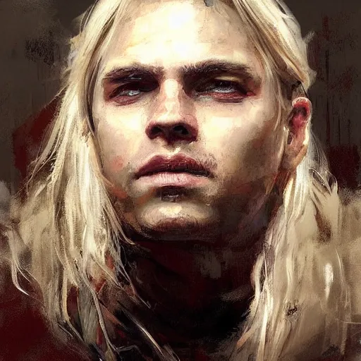 Image similar to face protrait of darnis targaryen, realistic, ultrahd, jeremy mann painting