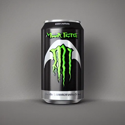 Image similar to new design aluminum can monster energy, photorealism, 4k, octane render, ultra quality