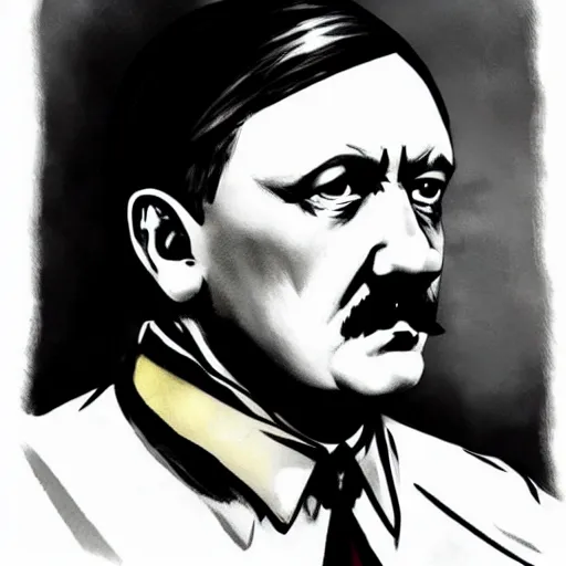 Prompt: Adolf Hitler by Yoji Shinkawa