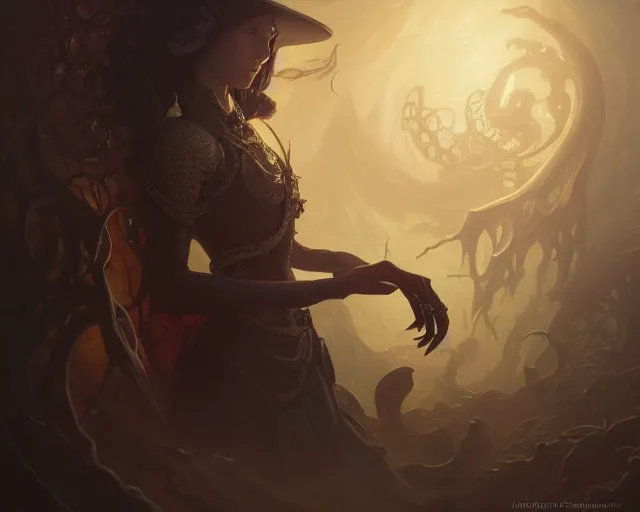 Prompt: photography of h. p. lovecraft, deep focus, d & d, fantasy, intricate, elegant, highly detailed, digital painting, artstation, concept art, matte, sharp focus, illustration, hearthstone, art by artgerm and greg rutkowski and alphonse mucha