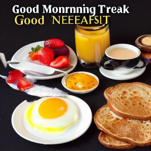 Prompt: good morning breakfast