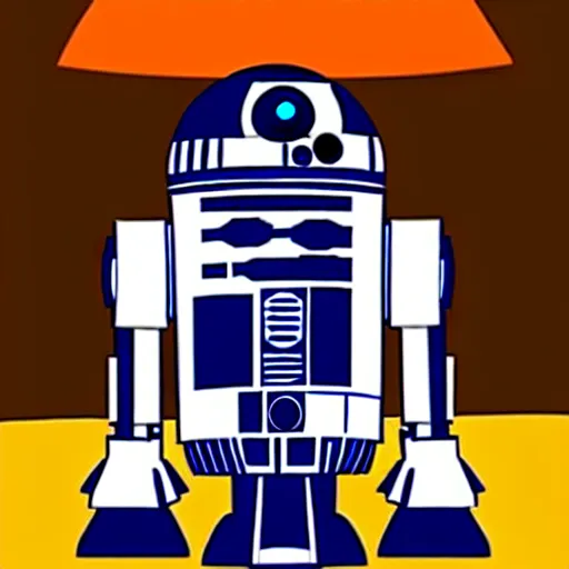 Prompt: r 2 d 2 by darwyn cooke, highly detailed, 4 k