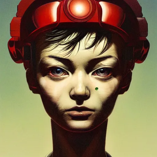 Image similar to prompt : soviet doomer portrait soft light painted by james jean and katsuhiro otomo and erik jones, inspired by akira anime, smooth face feature, intricate oil painting, high detail illustration, sharp high detail, manga and anime 1 9 9 9