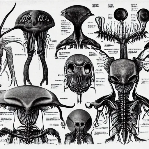 Drawing Stuff – Creature Design – The Aliens Niche