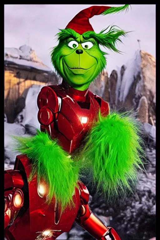 Image similar to The Grinch is Ironman