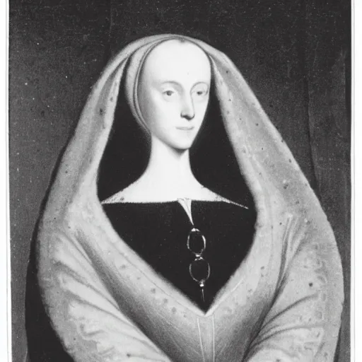 Prompt: photograph of the ghost of Lady Jane Grey