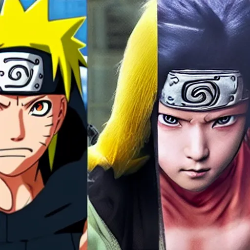 Prompt: Naruto, live action