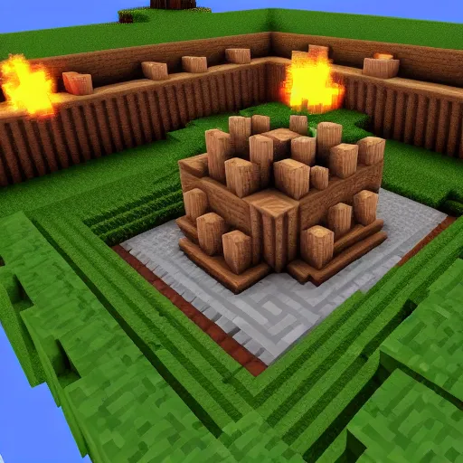 Image similar to minecraft hell