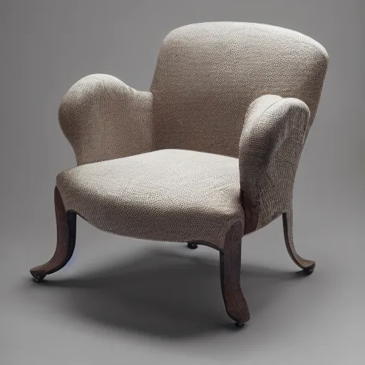 Image similar to a chair in the style of Enzo Mari