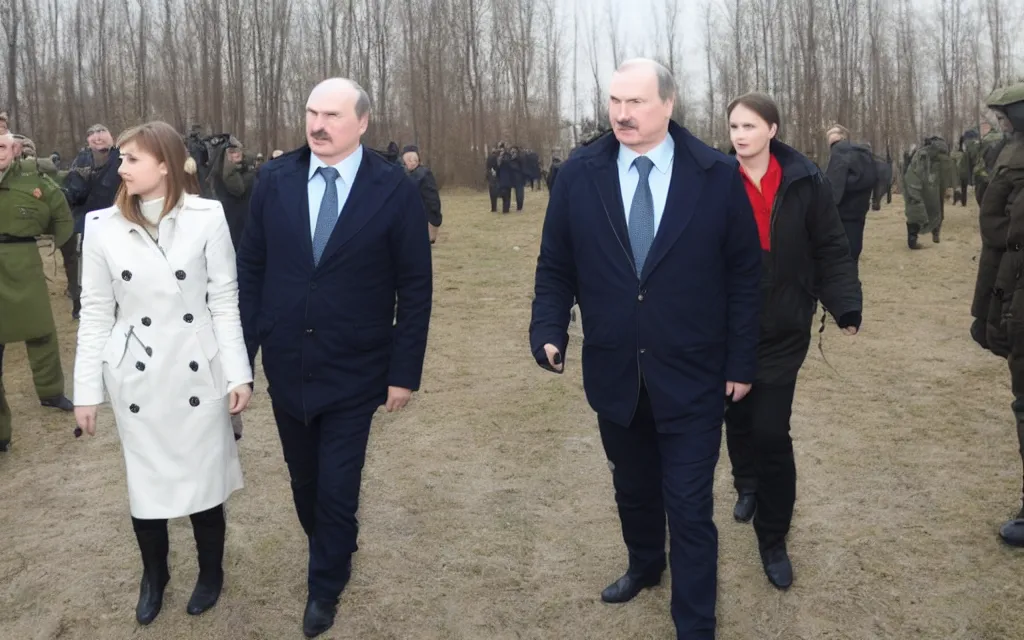 Image similar to lukashenka with natalia eismont