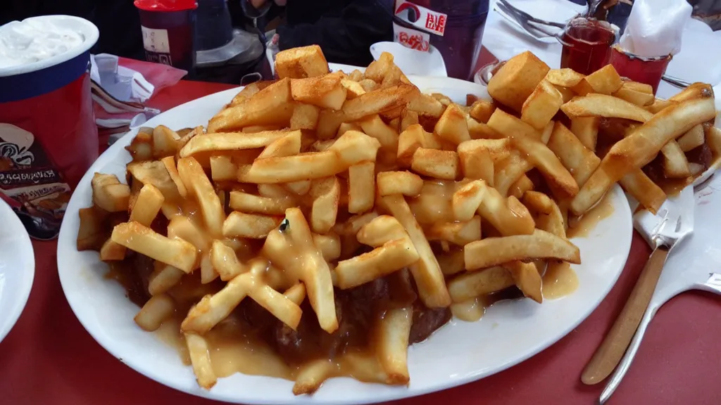 Image similar to a delicious poutine from quebec