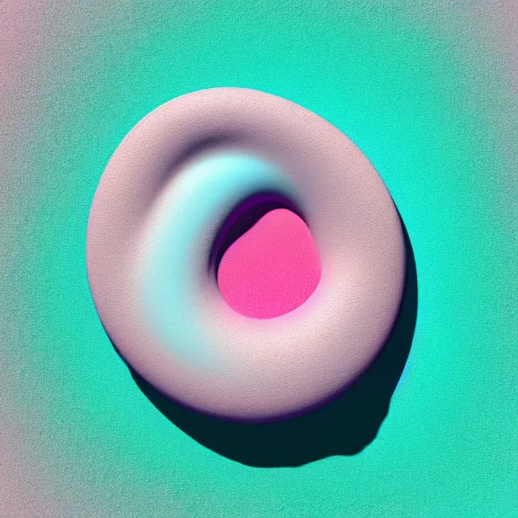 Image similar to A 3d render of several pastel colored liquid viscuous objects are melting together as a clay in a geometric shape with detailed shadow. Geometric shaped. render, low angle camera, detailed shading, vray octane, redshift. ray tracing. volumetric lighting. micro details, Hyper detailed, 8K3d, Trending on Artstation. rendered in cinema4d, Hyper realism.