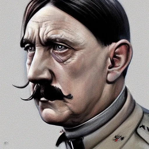 Image similar to adolf hitler, digital art by Mandy Jurgens and Irina French and Heraldo Ortega , hyperdetailed, artstation, cgsociety