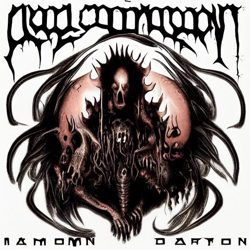 Image similar to Cacodemon death metal album cover