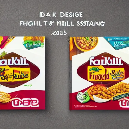 Prompt: make a design logo for haikal frozen food