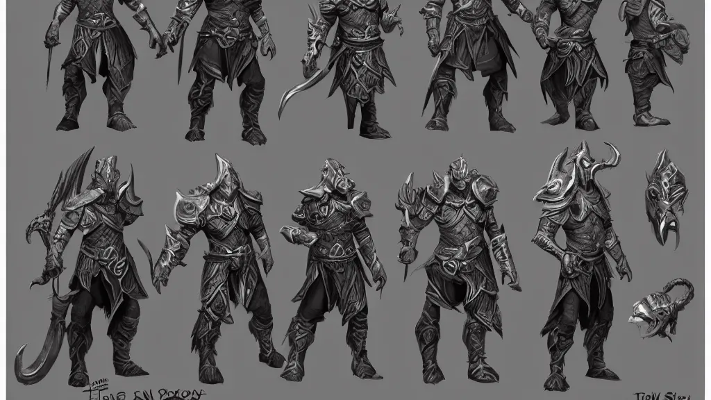 Image similar to a fantasy dnd dragonborn male paladin character design sheet, trending on artstation