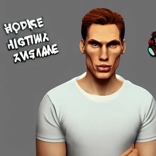 Image similar to Jerma in the style of Miguel Vasquez, 4k resolution, 8k resolution, HD Quality, highly detailed, very detailed, detailed, studio quality lighting, digital art, trending on Artstation, in the style of Miguel Vasquez